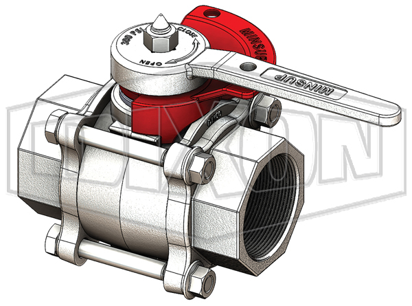 Minsup Lockout Econovalve Female Ball Valve